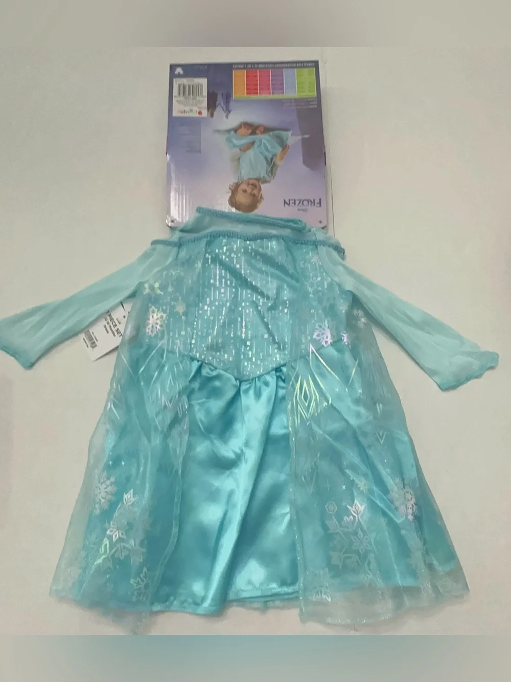 New 12-18 Months Disney Frozen Elsa Dress Up Infant Costume Halloween